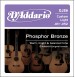 D'ADDARIO EJ26 PHOSPOR/BRONZE strune za akustično kitaro
